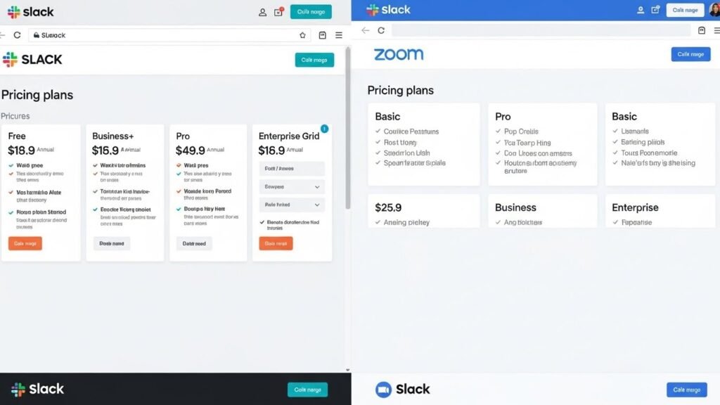 SaaS Pricing News example showing Slack and Zoom plan price increases