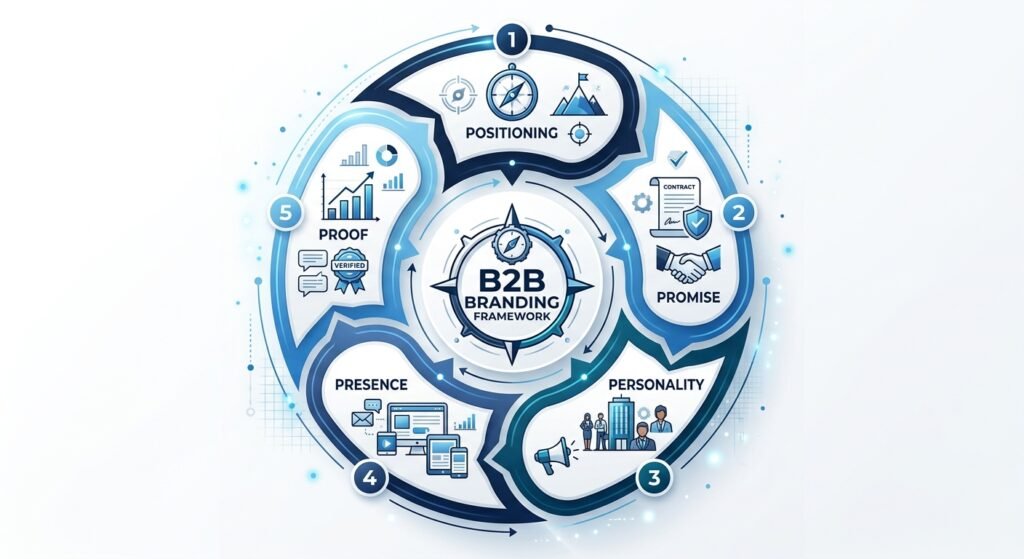 5p b2b branding framework strategy model