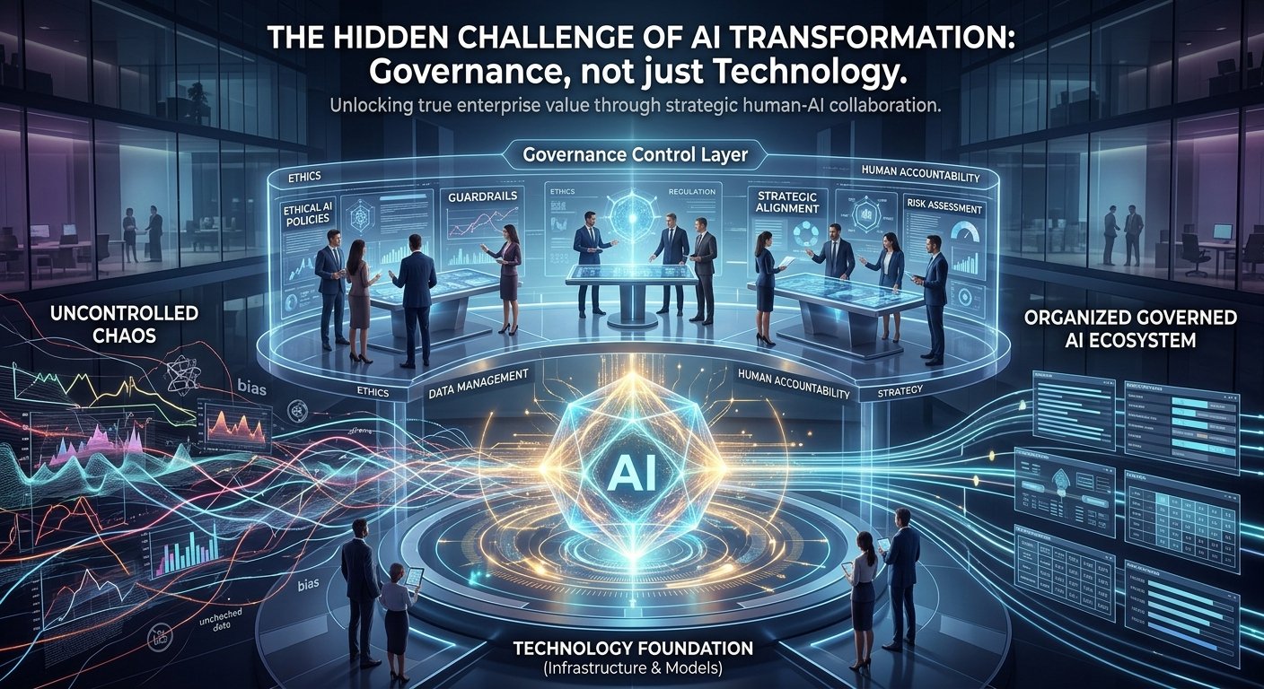 Difference between AI adoption and enterprise transformation